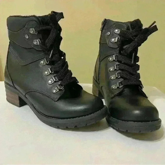 Eastland Womens Frankie Black Fashion Boots Size 6M - Picture 7 of 12